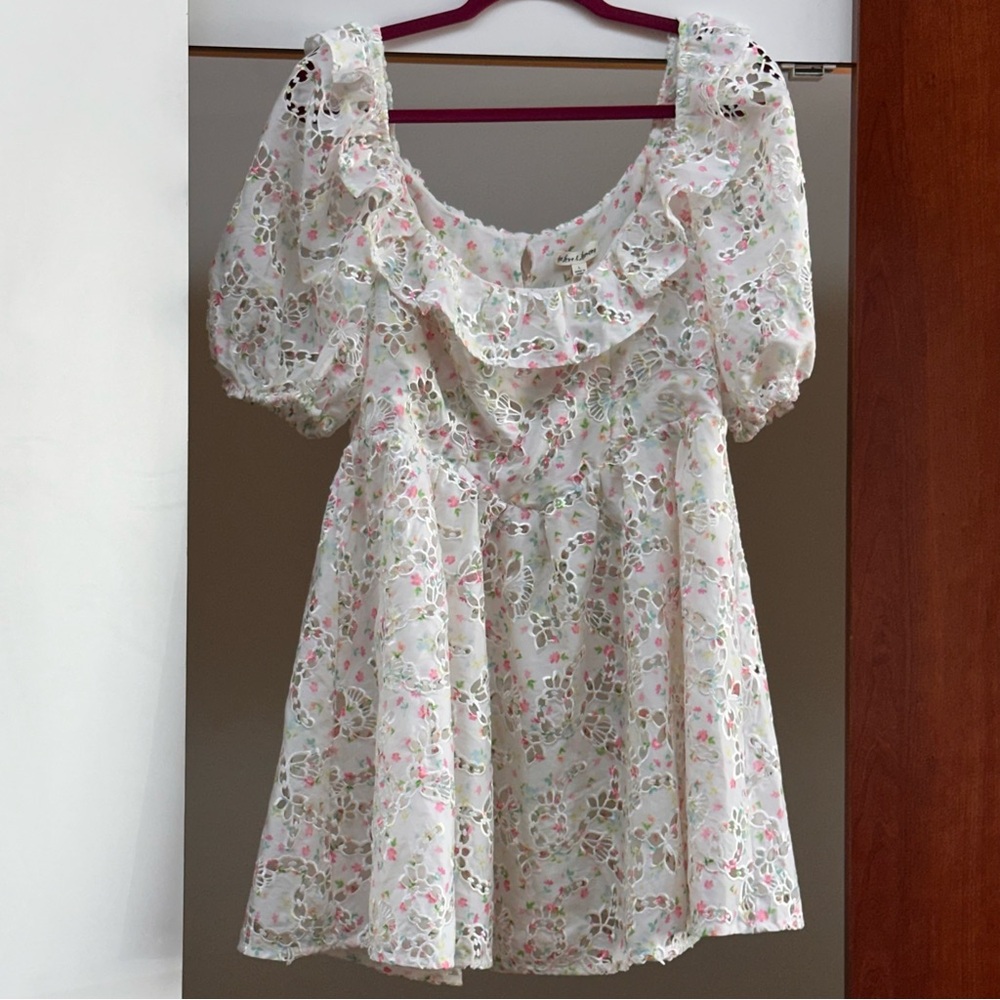 NWT For Love and Lemons Magnolia Mini Dress Large